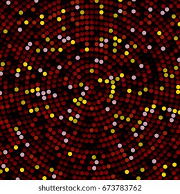 Abstract mosaic background with round shapes. EPS10