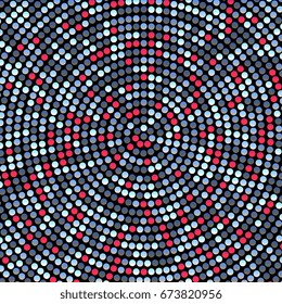 Abstract mosaic background with round shapes. EPS10