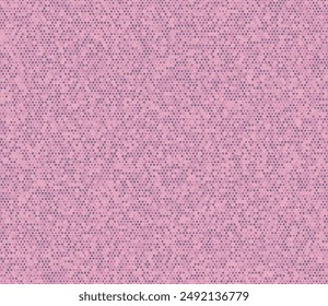 Abstract Mosaic Background. Rounded hexagons mosaic pattern with inner solid cells. Pink color tones. Smallish hexagon shapes. Tileable pattern. Seamless vector illustration.