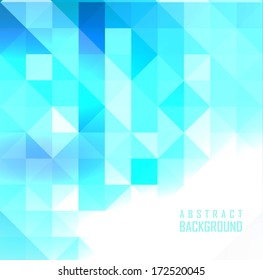 Abstract mosaic background. Shadows and blur background