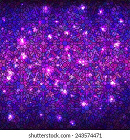 Abstract mosaic background with shining effect