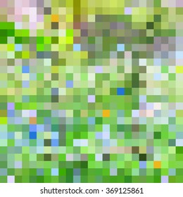 Abstract mosaic background. Spring color. Vector Illustration. Eps 8