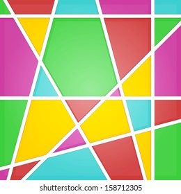 Abstract mosaic background. Stained glass.