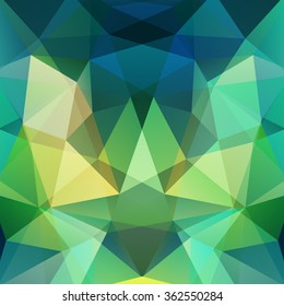 Abstract mosaic background.  Triangle geometric background. Design elements. Vector illustration