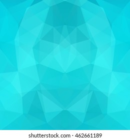 Abstract mosaic background.  Triangle geometric background. Design elements. Vector illustration. Blue color. 