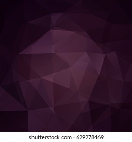 Abstract mosaic background. Triangle geometric background. Design elements. Vector illustration. Purple colors.