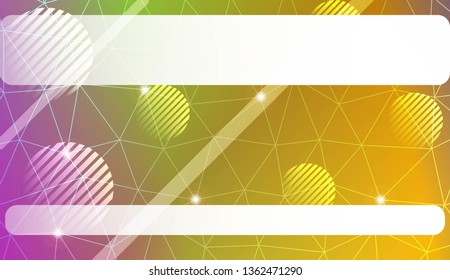 Abstract mosaic background with triangles, line, circle, space for text. Modern design for you business, project. Vector illustration. Blur Sweet Dreamy Gradient Color Background