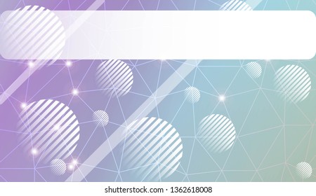 Abstract mosaic background with triangles, line, circle, space for text. Modern design for you business, project. Vector illustration. Blur Sweet Dreamy Gradient Color Background