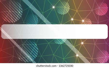 Abstract mosaic background with triangles, line, circle, space for text. Modern design for you business, project. Vector illustration. Blur Sweet Dreamy Gradient Color Background