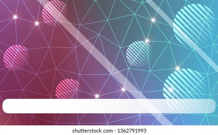 Abstract mosaic background with triangles, line, circle, space for text. Modern design for you business, project. Vector illustration. Blur Sweet Dreamy Gradient Color Background