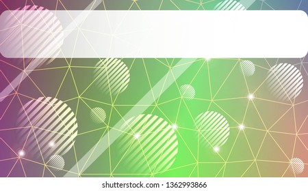 Abstract mosaic background with triangles, line, circle, space for text. Modern design for you business, project. Vector illustration. Blur Sweet Dreamy Gradient Color Background