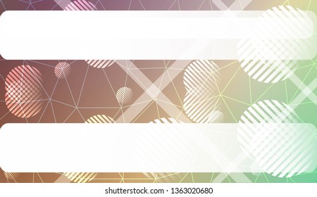 Abstract mosaic background with triangles, line, circle, space for text. Modern design for you business, project. Vector illustration. Blur Sweet Dreamy Gradient Color Background