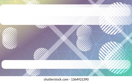 Abstract mosaic background with triangles, line, circle, space for text. Modern design for you business, project. Vector illustration. Blur Sweet Dreamy Gradient Color Background