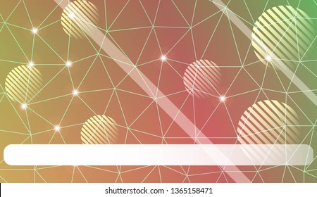 Abstract mosaic background with triangles, line, circle, space for text. Modern design for you business, project. Vector illustration. Blur Sweet Dreamy Gradient Color Background