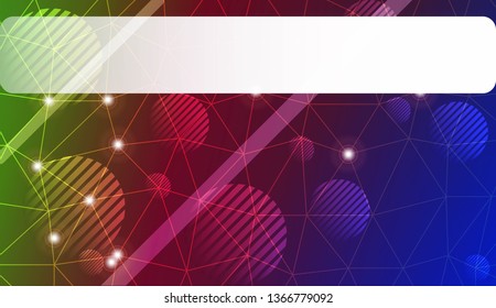 Abstract mosaic background with triangles, line, circle, space for text. Modern design for you business, project. Vector illustration. Blur Sweet Dreamy Gradient Color Background