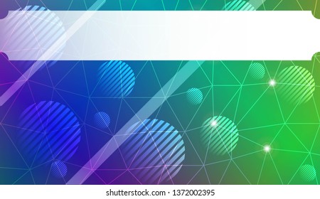 Abstract mosaic background with triangles, line, circle, space for text. Template for your banner. Vector illustration. Creative gradient color