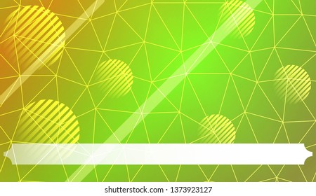 Abstract mosaic background with triangles, line, circle, space for text. Template for your banner. Vector illustration. Creative gradient color