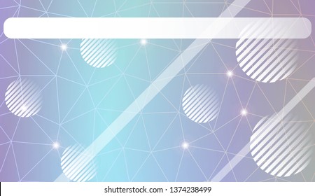 Abstract mosaic background with triangles, line, circle, space for text. Modern design for you business, project. Vector illustration. Blur Sweet Dreamy Gradient Color Background