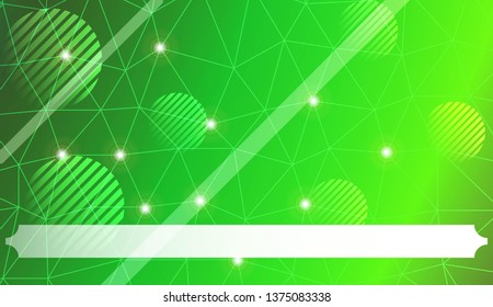 Abstract mosaic background with triangles, line, circle, space for text. Template for your banner. Vector illustration. Creative gradient color