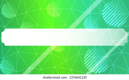 Abstract mosaic background with triangles, line, circle, space for text. Template for your banner. Vector illustration. Creative gradient color