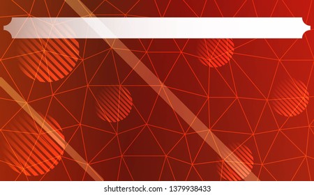 Abstract mosaic background with triangles, line, circle, space for text. Template for your banner. Vector illustration. Creative gradient color
