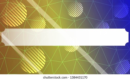 Abstract mosaic background with triangles, line, circle, space for text. Template for your banner. Vector illustration. Creative gradient color