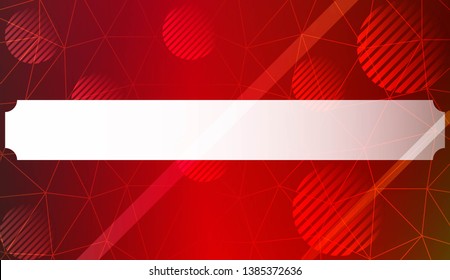 Abstract mosaic background with triangles, line, circle, space for text. Template for your banner. Vector illustration. Creative gradient color