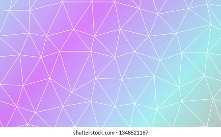 Abstract mosaic background with triangles. Modern design for you business, project. Vector illustration. Blur Sweet Dreamy Gradient Color Background