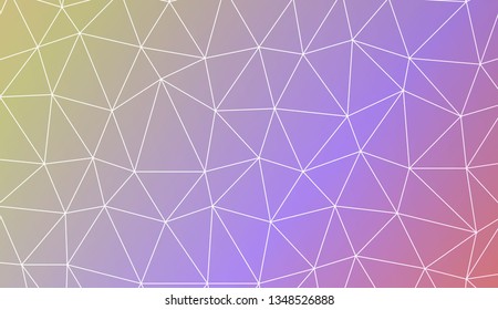 Abstract mosaic background with triangles. Modern design for you business, project. Vector illustration. Blur Sweet Dreamy Gradient Color Background