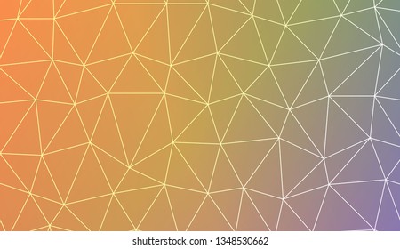 Abstract mosaic background with triangles. Modern design for you business, project. Vector illustration. Blur Sweet Dreamy Gradient Color Background