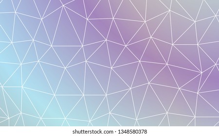 Abstract mosaic background with triangles. Modern design for you business, project. Vector illustration. Blur Sweet Dreamy Gradient Color Background
