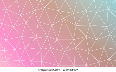 Abstract mosaic background with triangles. Modern design for you business, project. Vector illustration. Blur Sweet Dreamy Gradient Color Background
