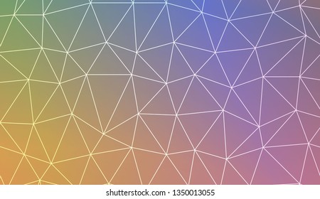 Abstract mosaic background with triangles. Modern design for you business, project. Vector illustration. Blur Sweet Dreamy Gradient Color Background
