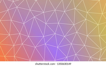 Abstract mosaic background with triangles. Modern design for you business, project. Vector illustration. Blur Sweet Dreamy Gradient Color Background