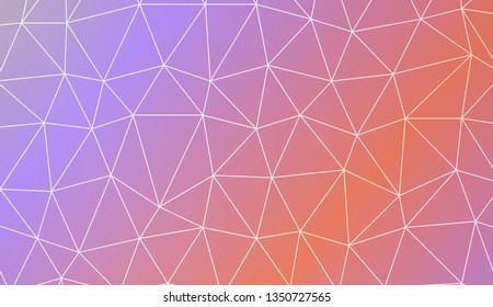 Abstract mosaic background with triangles. Modern design for you business, project. Vector illustration. Blur Sweet Dreamy Gradient Color Background