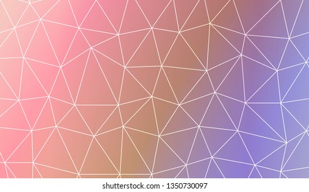 Abstract mosaic background with triangles. Modern design for you business, project. Vector illustration. Blur Sweet Dreamy Gradient Color Background