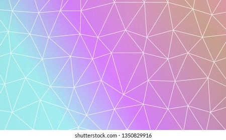 Abstract mosaic background with triangles. Modern design for you business, project. Vector illustration. Blur Sweet Dreamy Gradient Color Background