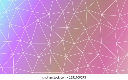 Abstract mosaic background with triangles. Modern design for you business, project. Vector illustration. Blur Sweet Dreamy Gradient Color Background