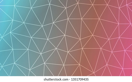 Abstract mosaic background with triangles. Modern design for you business, project. Vector illustration. Blur Sweet Dreamy Gradient Color Background