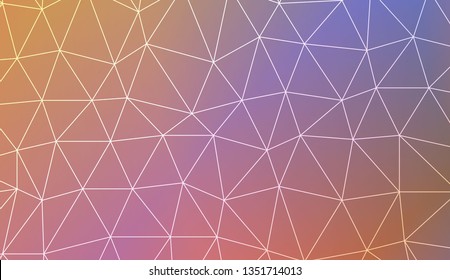 Abstract mosaic background with triangles. Modern design for you business, project. Vector illustration. Blur Sweet Dreamy Gradient Color Background