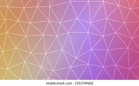 Abstract mosaic background with triangles. Modern design for you business, project. Vector illustration. Blur Sweet Dreamy Gradient Color Background