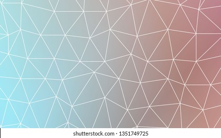 Abstract mosaic background with triangles. Modern design for you business, project. Vector illustration. Blur Sweet Dreamy Gradient Color Background
