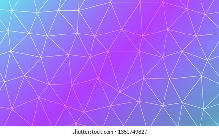 Abstract mosaic background with triangles. Modern design for you business, project. Vector illustration. Blur Sweet Dreamy Gradient Color Background