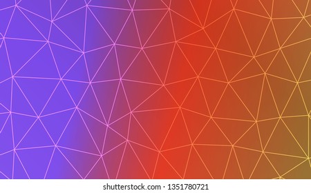 Abstract mosaic background with triangles. Modern design for you business, project. Vector illustration. Blur Sweet Dreamy Gradient Color Background