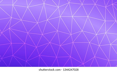 Abstract mosaic background with triangles. Style for your business design. Vector illustration. Creative gradient color.