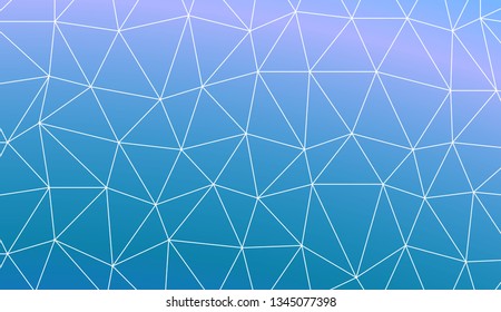 Abstract mosaic background with triangles. Style for your business design. Vector illustration. Creative gradient color.