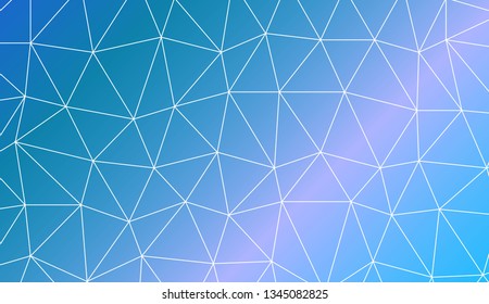 Abstract mosaic background with triangles. Style for your business design. Vector illustration. Creative gradient color.