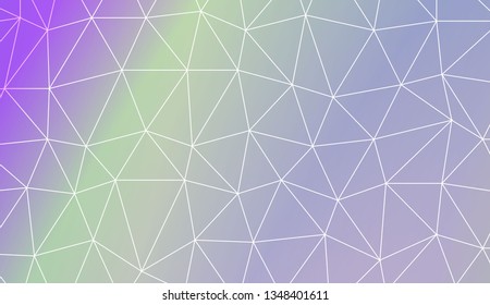 Abstract mosaic background with triangles. Style for your business design. Vector illustration. Light Gradient Abstract Background