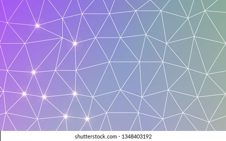 Abstract mosaic background with triangles. Style for your business design. Vector illustration. Light Gradient Abstract Background