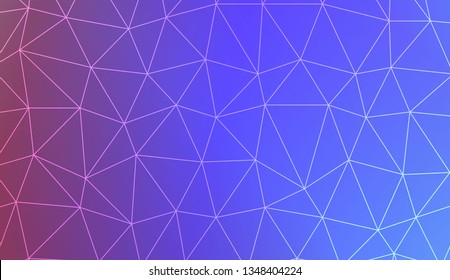 Abstract mosaic background with triangles. Style for your business design. Vector illustration. Light Gradient Abstract Background